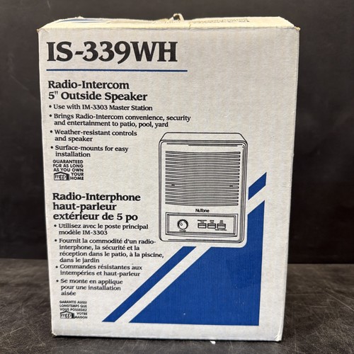 New nutone 339wh outdoor - new,